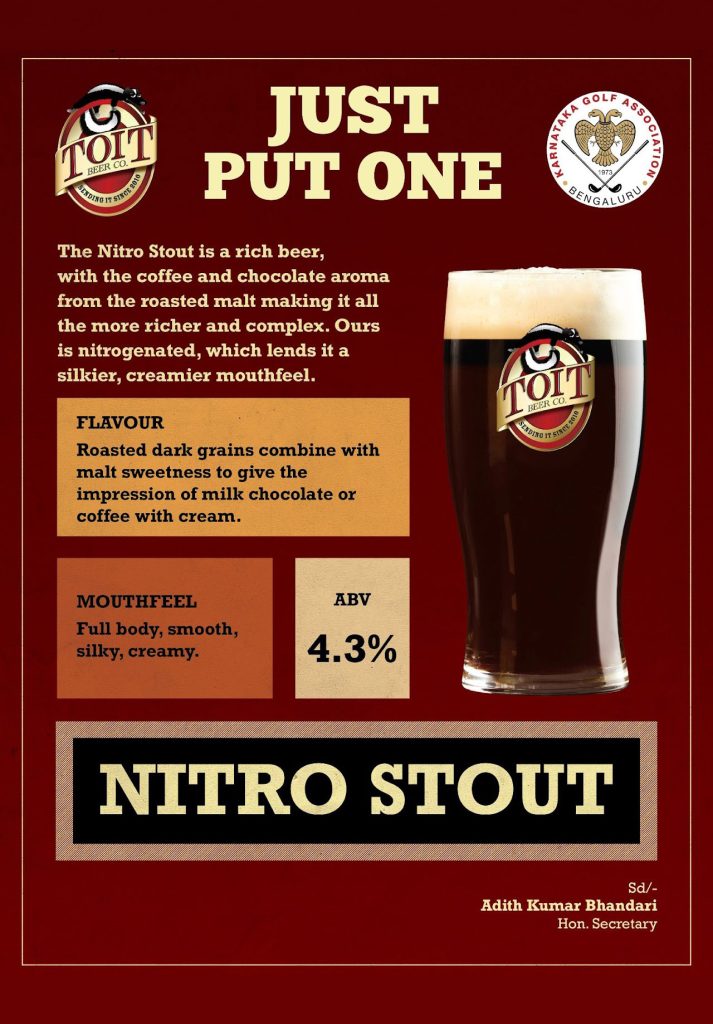 KGA Toit Nitro Stout Beer